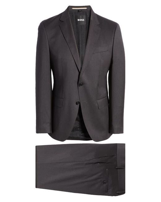 Boss Black Huge Solid Wool Suit for men