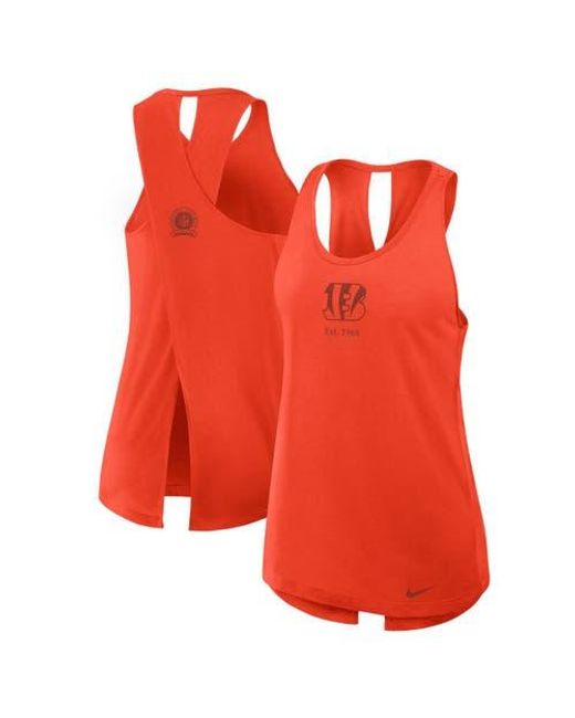 Nike Red Cincinnati Bengals Glory Crisscross Performance Tank Top