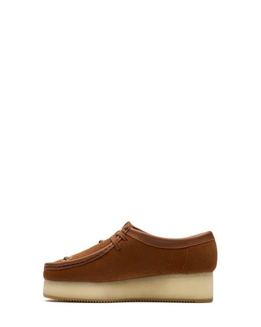 Clarks Brown Wallacraft Bee Platform Driving Shoe