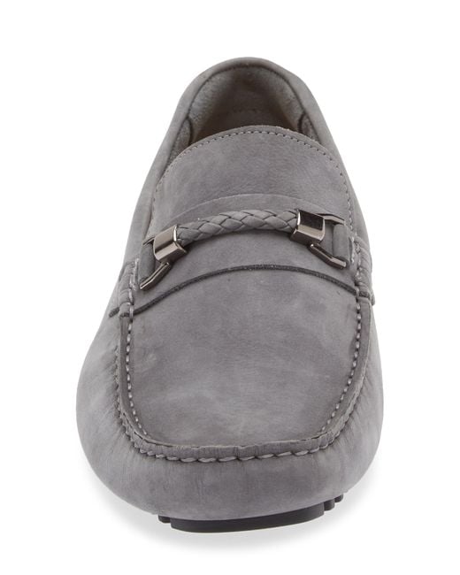 Nordstrom Gray Barrett Braided Bit Driving Shoe for men