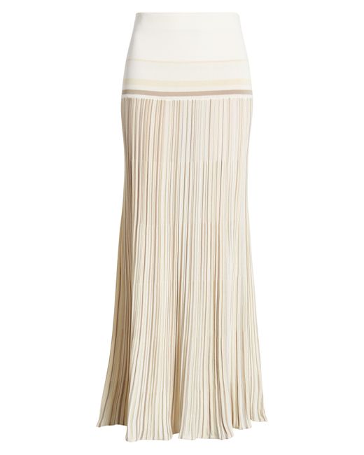 Faithfull The Brand Natural Citara High Waist Knit Midi Skirt