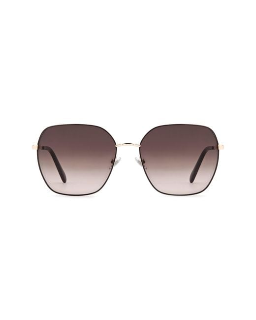 Fossil Multicolor 59Mm Square Sunglasses