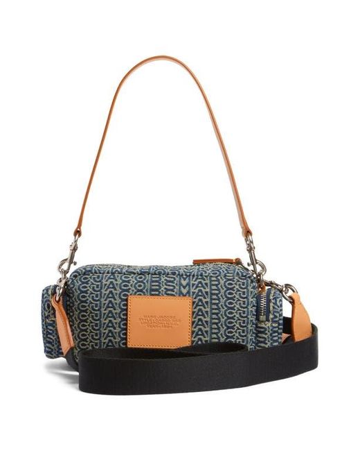 Marc Jacobs Multicolor The Cargo Monogram Denim Shoulder Bag
