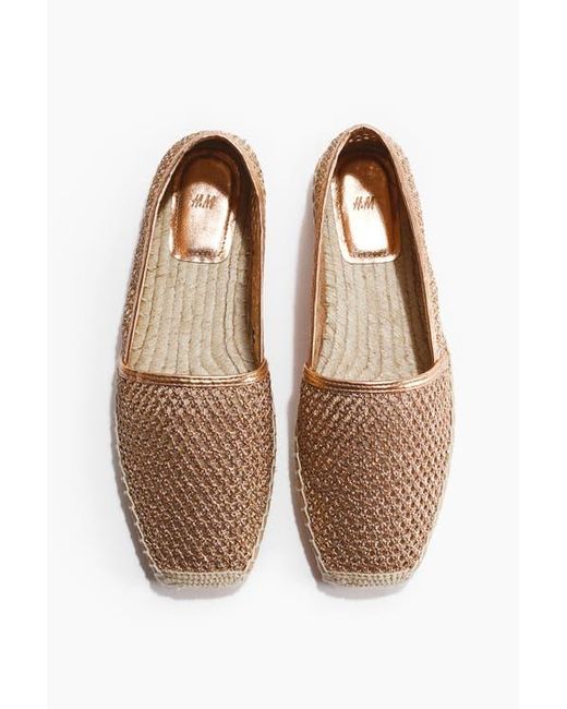 H&M Brown Espadrilles