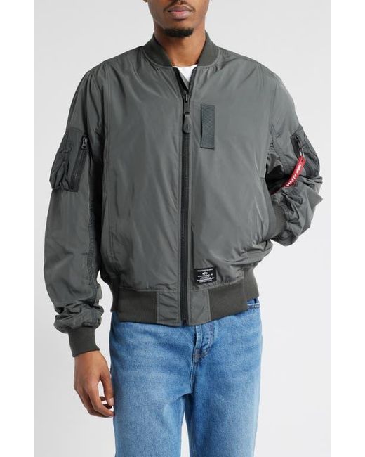 Alpha Industries Gray L-2B Paratrooper Flight Jacket for men