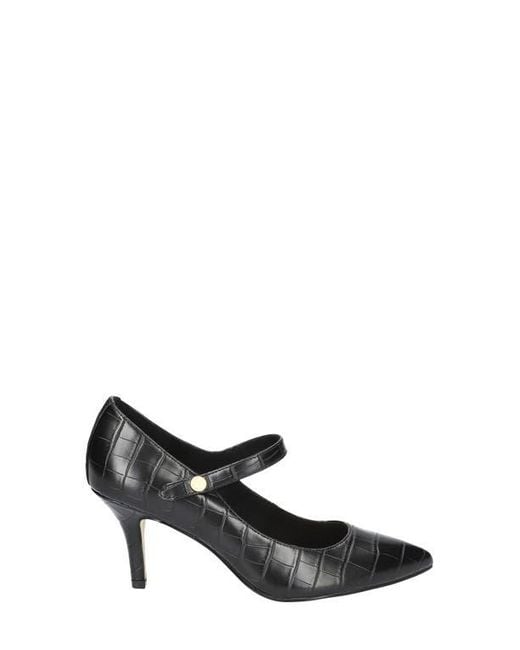 Bella Vita Black Lainey Pointed Toe Pump
