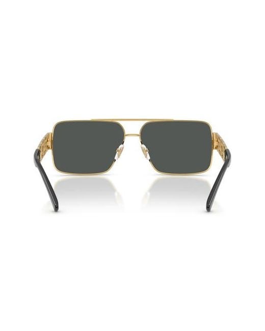 Versace Multicolor 61Mm Rectangular Sunglasses for men