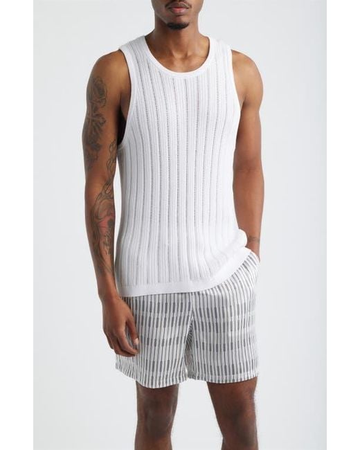 Open Edit Gray Sweater Tank for men
