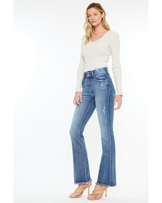 Kancan Blue Ruby High Rise Bootcut Jeans