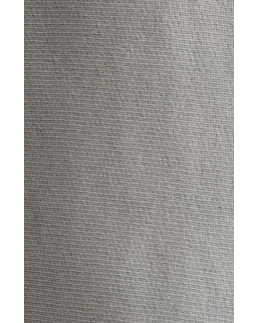 Alexander Wang Gray Oversize Crop Full Zip Hoodie