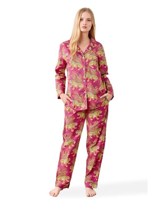 Printfresh Red Long Pj Set