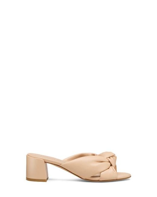 Stuart Weitzman Natural Soplaya Block Slide 50