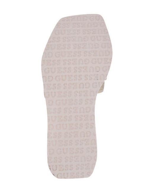 Guess Natural Dellean Platform Wedge Sandal