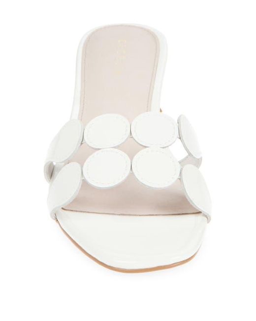 Cecelia New York White Bunny Slide Sandal