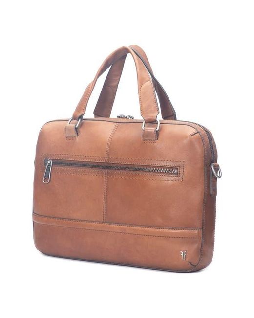 Frye Brown Nash Leather Briefcase