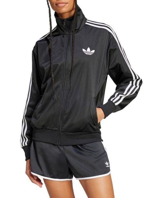 Adidas Black Firebird Recycled Polyester Track Jacket