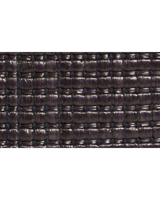 Rag & Bone Black Cami Straw & Leather Camera Bag