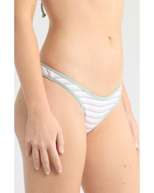 PacSun Blue Skyrocket High Leg Bikini Bottoms