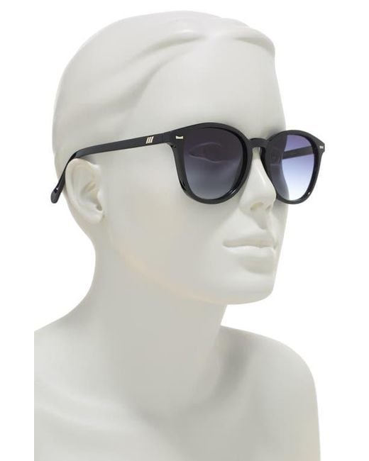 Le Specs Blue Bandwagon Square Sunglasses