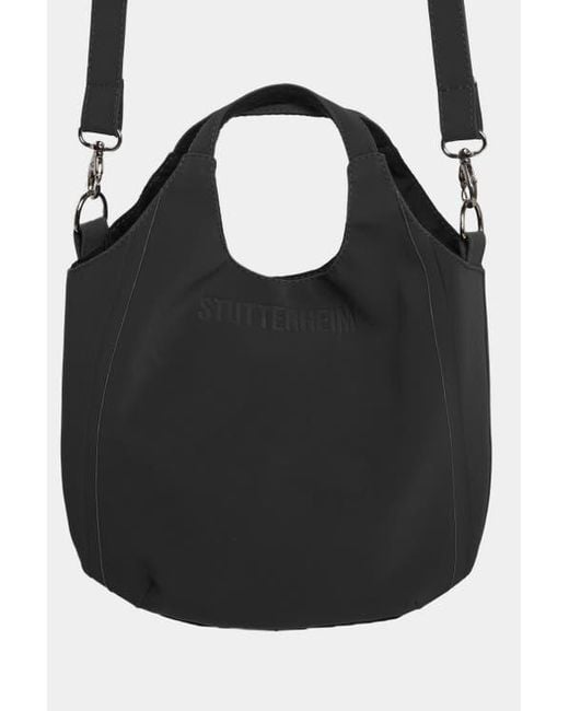Stutterheim Black Svea Mini Hand Bag