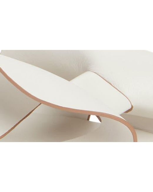 Cecelia New York White Wendy Slide Sandal