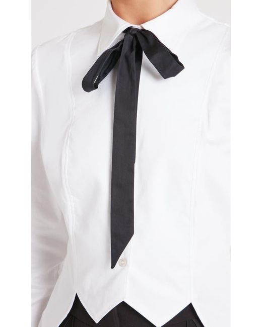 Temperley London Black June Tail Shirt