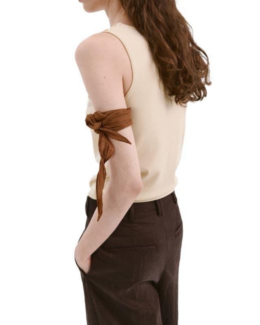 Mango Multicolor Button Trim Tank