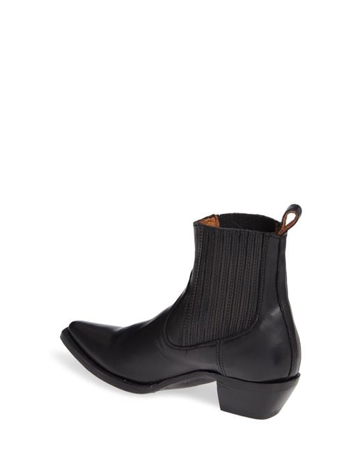 Frye Black Sacha Western Chelsea Boot