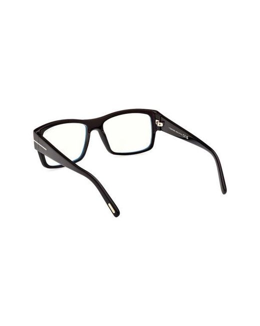 Tom Ford Brown 55Mm Square Light Blocking Glasses