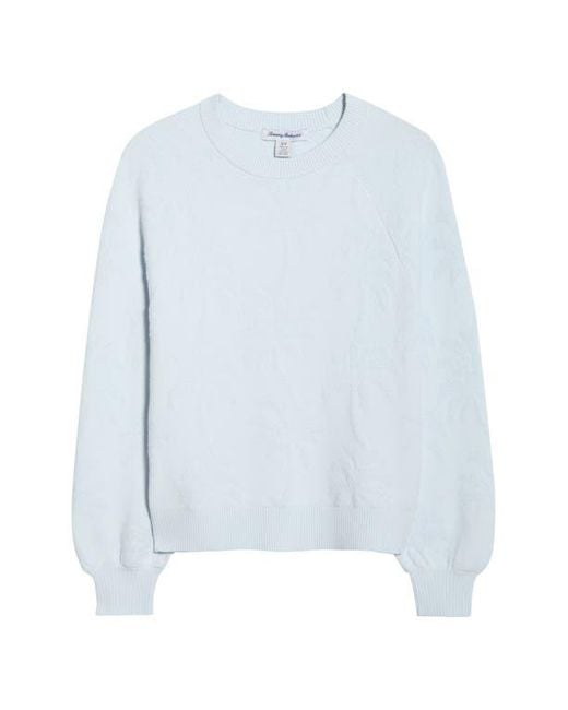 Tommy Bahama White Beach Side Palm Sweater