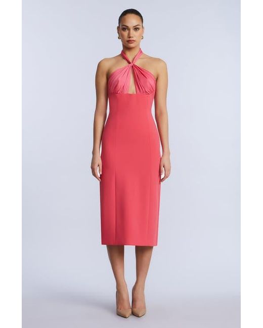 knee length dresses for ladies BCBGMAXAZRIA Shaina Sleeveless Pleated Midi Dress  Runway Catalog