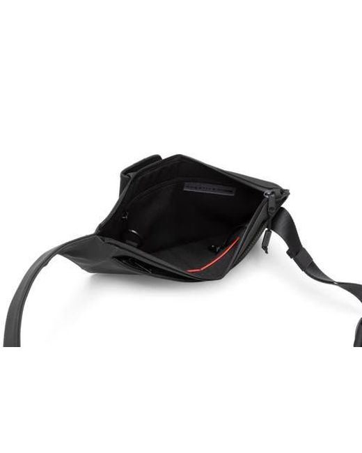EDITION22 Black Lockpoint Sling Bag