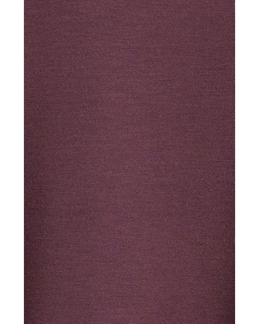 Zella Purple Soft Modal Blend Half Zip Pullover
