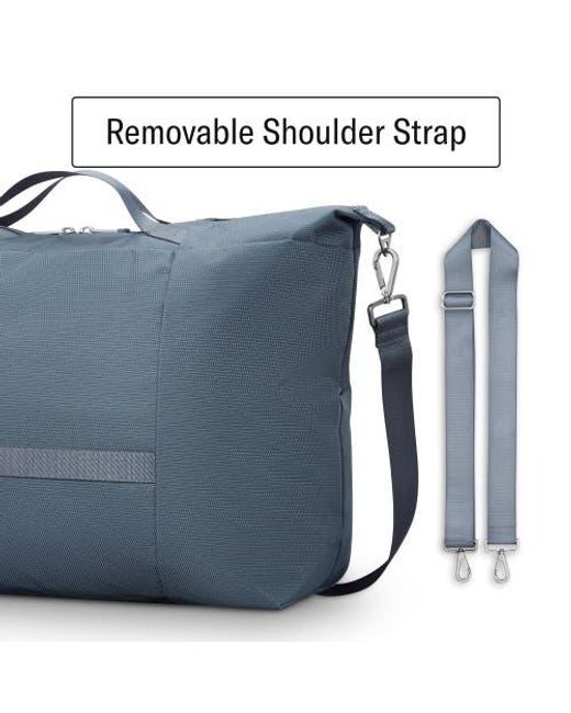 Samsonite Blue Polyester Soft Duffle For Ultra Lightweight Travel - Elemental