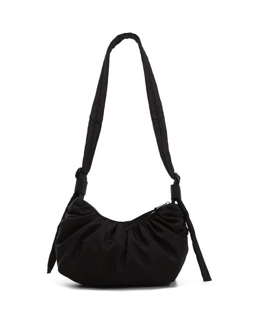 TOPSHOP Black Cian Puffy Crossbody Bag