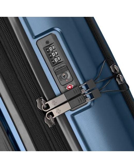 Samsonite Blue Octiv Lightweight Hardshell Luggage-Durable