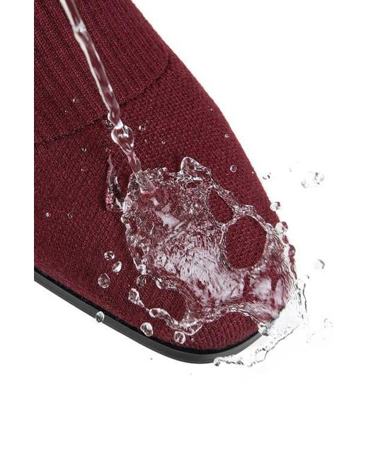VIVAIA Purple Tara Pro Square-Toe Water Repellent Wool Knee-High Boots