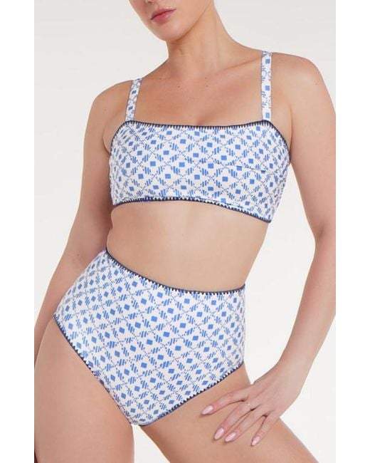 Hermoza Blue Alyssa Reversible Top