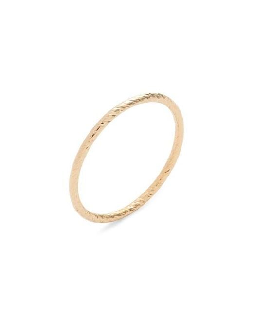 Nashelle White Sparkler Stackable Ring