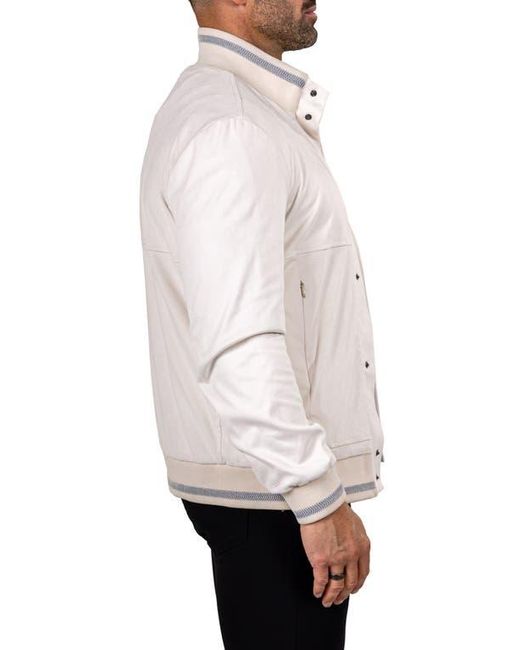 Maceoo Gray Bomber Jacket for men