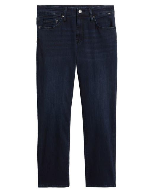 Mavi Blue Matt Relaxed Straight Leg Jeans for men