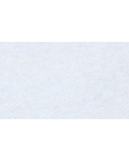 Skims White Long Sleeve Cashmere Henley Minidress