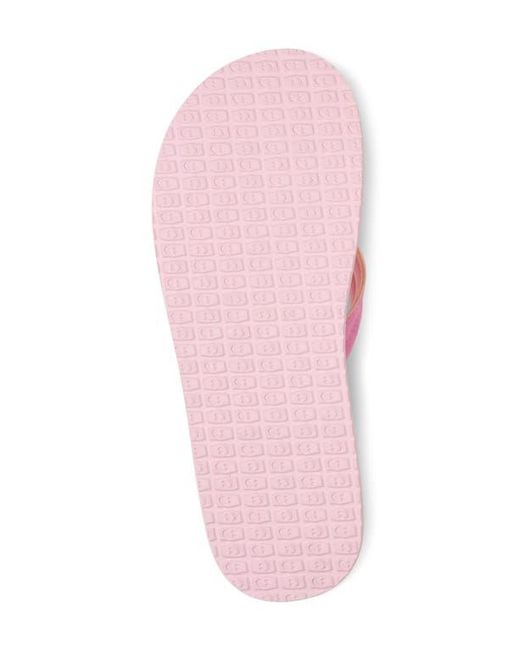 Sanuk Pink Bubblecush Flip Flop