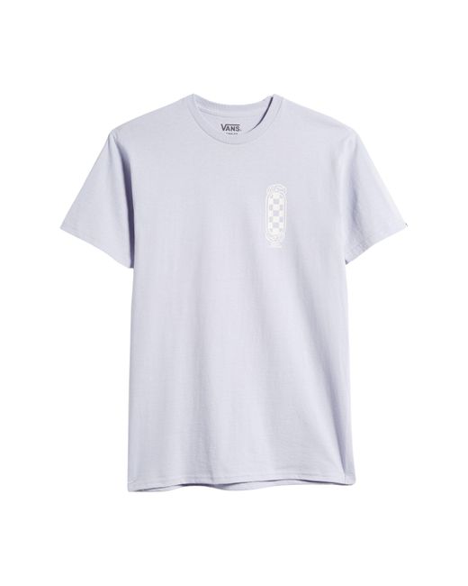 Vans White Hand Circles Cotton Graphic T-shirt for men