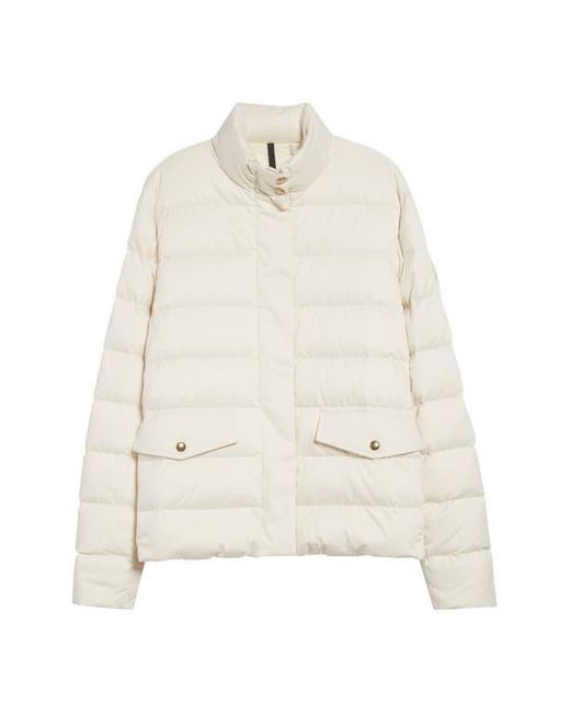 Moncler White Bessettes Down Jacket