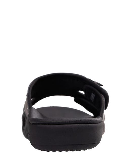 Revitalign Black Kholo Fresca Slide Sandal