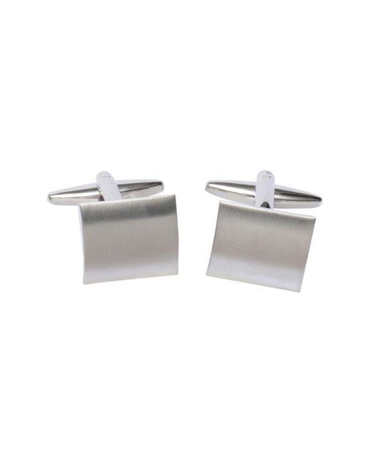 Eterna Metallic Square Cuff Links for men