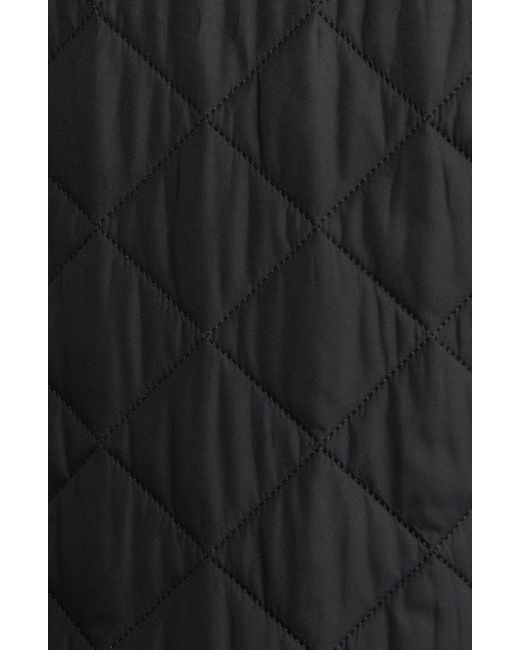 Barbour Black New Lowerdale Quilted Vest for men