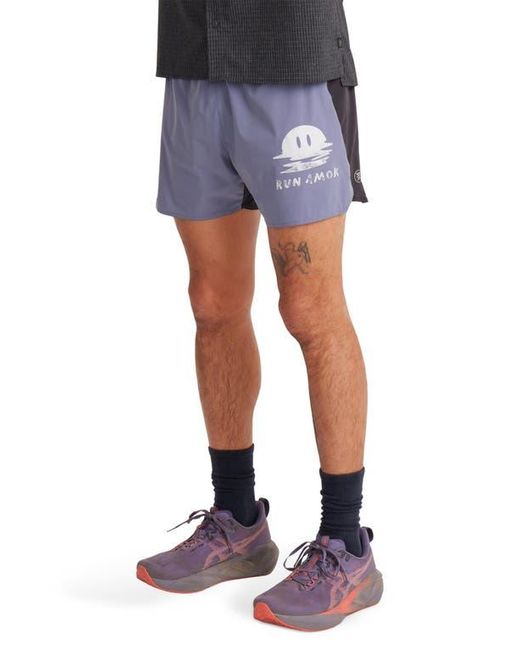 Roark Blue Alta 5 Drawstring Shorts for men