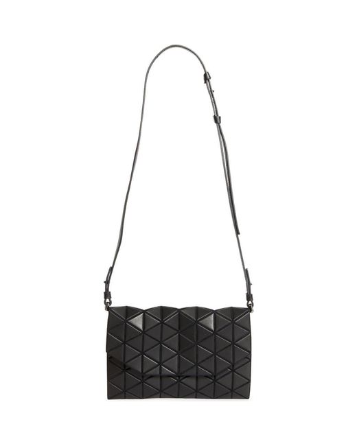 Issey Miyake Black Tonneau Matte Crossbody Bag